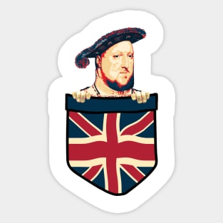 King Henry VIII Chest Pocket Sticker